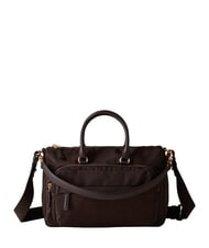 BORBONESE B-CLUB Bolso de mano con correa para el hombro. chocolate - Bolsos Mujer - 1
