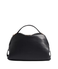 BORBONESE SEXY Bolso de mano con correa para el hombro, de piel. negro - Bolsos Mujer - 1