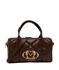 LOVE MOSCHINO EMBOSSED QUILTED Bolso de mano con correa para el hombro. marr&oacute;n - Bolsos Mujer - 1