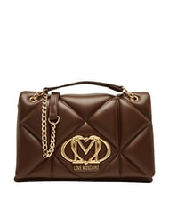 LOVE MOSCHINO EMBOSSED QUILTED Bolso de hombro acolchado marr&oacute;n - Bolsos Mujer - 1