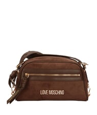 LOVE MOSCHINO SIGNATURE ZIP Bolso de hombro ajustable marr&oacute;n/marr&oacute;n - Bolsos Mujer - 1
