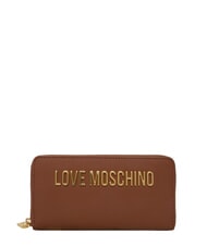 LOVE MOSCHINO BOLD LOVE Cartera grande con cremallera. marr&oacute;n - Carteras Mujer - 1
