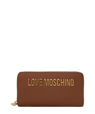 LOVE MOSCHINO BOLD LOVE Cartera mediana con cremallera marr&oacute;n - Carteras Mujer - 1