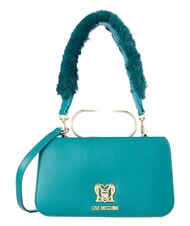 LOVE MOSCHINO SMART DAILY Bolso de hombro con correa para el hombro. verde - Bolsos Mujer - 1