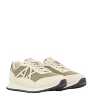 ARMANI EXCHANGE DROP MICROSUEDE Zapatillas con logotipo en contraste - Zapatos Hombre