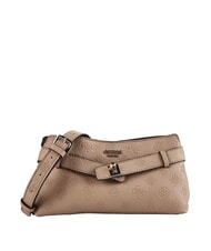 GUESS ELLA Bolso de hombro logotipo beige - Bolsos Mujer - 1