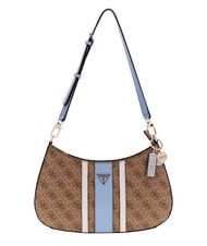 GUESS NOELLE 2                                 Bolso de hombro ajustable logotipo de leche/azul claro - Bolsos Mujer - 1