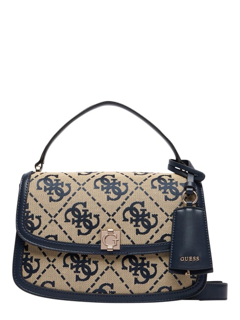 GUESS AUDREY                                   Bolso de mano con correa para el hombro. logotipo de la marina - Bolsos Mujer