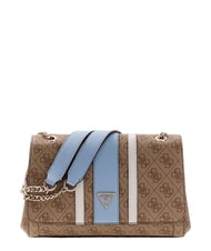 GUESS NOELLE 2                                 Bolso de hombro con doble asa. logotipo de leche/azul claro - Bolsos Mujer - 1