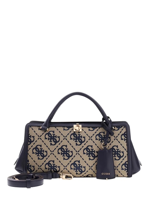 GUESS AUDREY                                   Bolso de mano con correa para el hombro. logotipo de la marina - Bolsos Mujer