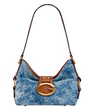 GUESS CAMDEN                                   Bolso de hombro ajustable logotipo de mezclilla - Bolsos Mujer - 1