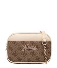 GUESS GIRL MINI ME Minibolso de hombro 4g aop beige blanco - Bolsos Mujer - 1