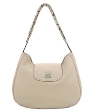 YNOT RACHEL Bolso de hombro tipo hobo con solapa. crema - Bolsos Mujer - 1