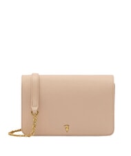 TRUSSARDI RIVETTO Minibolso de hombro, de piel. desnudo - Bolsos Mujer - 1