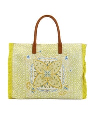 YNOT SAMOA Bolsa de compras, bolso de hombro lim&oacute;n - Bolsos Mujer - 1