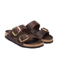 BIRKENSTOCK ARIZONA BIG BUCKLE HEX Sandalias tipo zapatilla de cuero engrasado habana - Zapatos Mujer - 1