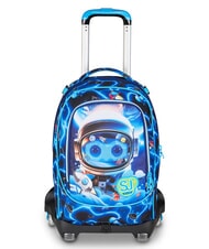 SJGANG SPACE LED BOY Mochila con carrito para subir escaleras - Mochilas con ruedas