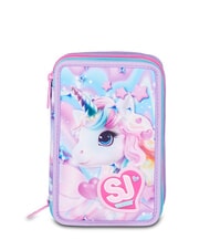 SJGANG GLOW LED UNICORN GIRL Estuche para l&aacute;pices con kit escolar - Estuches y Accesorios