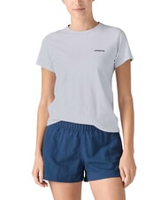 PATAGONIA P-6 LOGO Camiseta fibra blanca - camiseta - 1