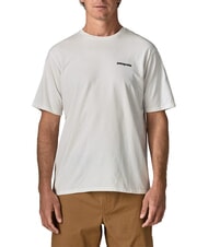 PATAGONIA P-6 LOGO Camiseta de manga corta fibra blanca - camiseta - 1