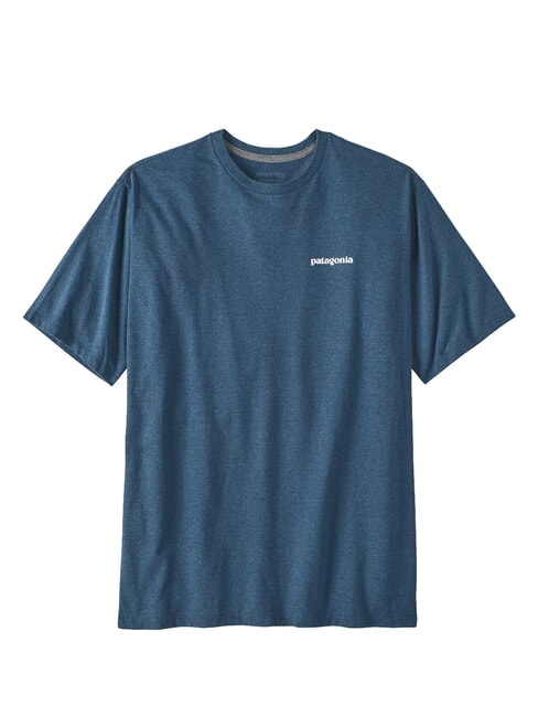 PATAGONIA P-6 LOGO Camiseta de manga corta azul glacial - camiseta