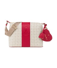 POLLINI HERITAGE Bolso de hombro marfil rojo - Bolsos Mujer - 1