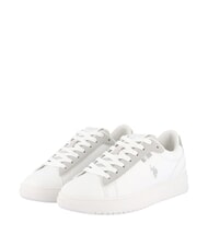 U.S. POLO ASSN. KOSMO Zapatillas deportivas para mujer blanco plateado - Zapatos Mujer - 1