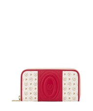 POLLINI HERITAGE Cartera grande con cremallera. marfil rojo - Carteras Mujer - 1