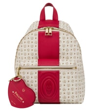 POLLINI HERITAGE Mochila con bolsillo frontal y llavero. - Bolsos Mujer