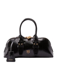 PINKO BOWLING Bolso de mano con correa para el hombro negro-oro antiguo - Bolsos Mujer - 1