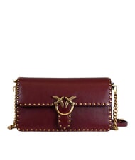 PINKO LOVE ONE SLOUCHY Bolso de hombro Grosella intensa-oro antiguo - Bolsos Mujer - 1