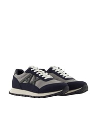 ARMANI EXCHANGE DROP MICROSUEDE Zapatillas con logotipo en contraste - Zapatos Hombre