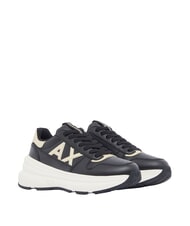ARMANI EXCHANGE NIKY Zapatillas negro + oro p&aacute;lido - Zapatos Mujer - 1