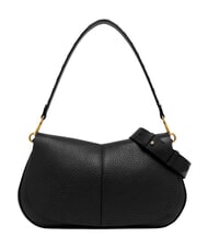 GIANNI CHIARINI HELENA ROUND Bolso de hombro de piel con correa para el hombro. negro - Bolsos Mujer - 1