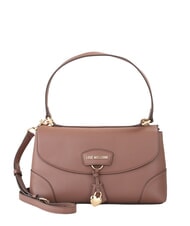 LOVE MOSCHINO CHARMY Bolso de mano con correa para el hombro. camello2 - Bolsos Mujer - 1
