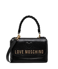 LOVE MOSCHINO TWIRL Bolso de mano con correa para el hombro. negro - Bolsos Mujer - 1