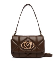 LOVE MOSCHINO EMBOSSED QUILTED Bolso de hombro con correa para el hombro. marr&oacute;n - Bolsos Mujer - 1