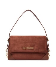 LOVE MOSCHINO SIGNATURE ZIP Bolso de hombro ajustable camello2 - Bolsos Mujer - 1