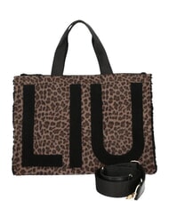 LIUJO ANIMALIER Bolso de mano con correa para el hombro. m&aacute;s animal - Bolsos Mujer - 1