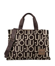 LIUJO ANIMALIER Bolso de mano con correa para el hombro. t.moro - Bolsos Mujer - 1