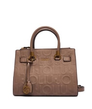 LIUJO MANHATTAN Bolso de mano con correa de hombro extra&iacute;ble. moca - Bolsos Mujer - 1