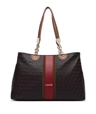 LIUJO EMATITE Bolso de hombro marr&oacute;n oscuro - Bolsos Mujer - 1