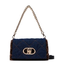 LIUJO LAPUFFY Bolso de hombro con correa para el hombro. mezclilla azul - Bolsos Mujer - 1