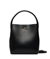 CALVIN KLEIN CK CONVERTIBLE Minibolso tipo cubo con correa para el hombro negro - Bolsos Mujer - 1