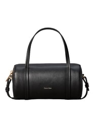 CALVIN KLEIN FOIL LOGO Minibolso con correa para el hombro coco negro/tostado - Bolsos Mujer - 1