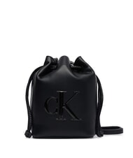 CALVIN KLEIN BOLD CK Mini bolso de hombro tipo cubo En negro - Bolsos Mujer - 1