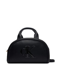 CALVIN KLEIN BOLD CK Bolso de mano con correa para el hombro. En negro - Bolsos Mujer - 1