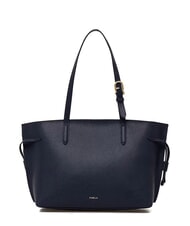 FURLA AVA Bolsa de compras mediana de piel tinta azul+tinta azul int. - Bolsos Mujer - 1
