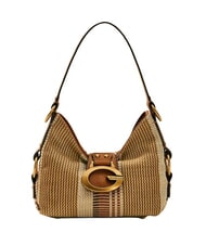 GUESS CAMDEN S Bolso de hombro COGNAC MULTI - Bolsos Mujer - 1