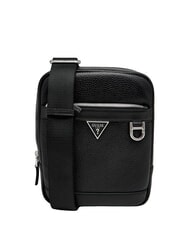 GUESS MONACO Minibolso de piel NEGRO - Bandoleras Hombre - 1